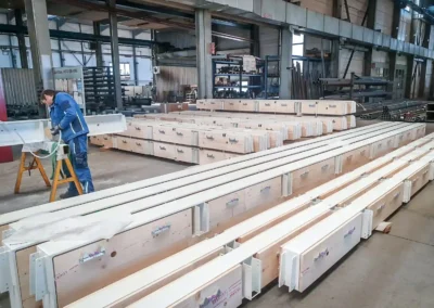 Stahlholz Deckenträger