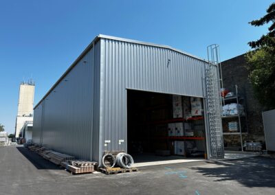 Lagerhaus Bruck Errichtung einer Baustoffhalle